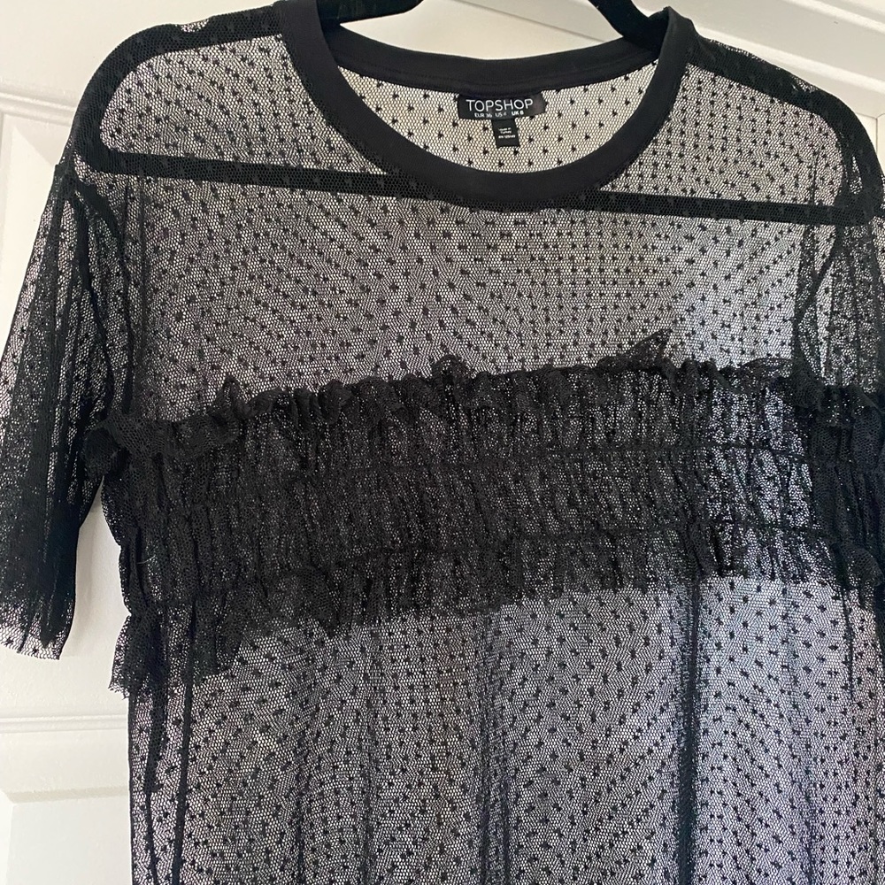 TopShop Mesh top - Picture 2 of 2